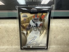 Marketplace image: 2025 Topps Chrome Black Auto Quinshon Judkins Superfractor 1/1 RC AI 9.5+