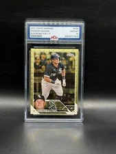 Marketplace image: 2023 Topps Sapphire ANDREW VAUGHN  1/1 Superfractor #634 PCG 10 GEM MINT