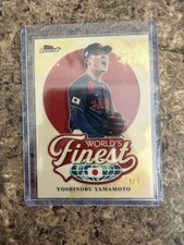 Marketplace image: 2026 Topps Finest Yoshinobu Yamamoto Worlds Finest Superfractor 1/1 (Japan)
