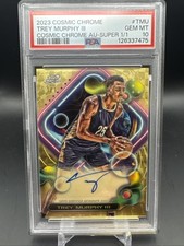 Marketplace image: 2023 TOPPS COSMIC CHROME AUTO TREY MURPHY III SUPERFRACTOR 1/1 PSA 10