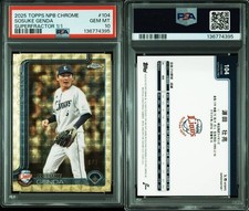 Marketplace image: 2025 TOPPS NPB CHROME SuperFractor 1/1 Sosuke Genda