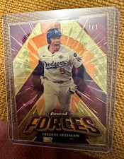 Marketplace image: Topps Finest Freddie Freeman Dodgers Forces Superfractor 1/1 FIF-1 2026