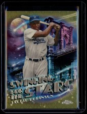 Marketplace image: 2026 Topps Chrome Jackie Robinson Swinging for the Stars Superfractor 1/1