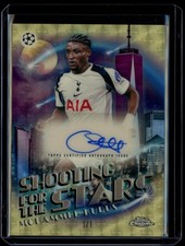 Marketplace image: 2026 Topps Chrome Mohammed Kudus Shooting for the Stars Superfractor Auto 1/1
