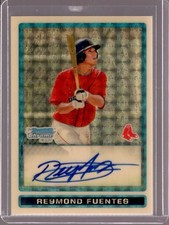 Marketplace image: REYMOND FUENTES 2009 Bowman Chrome Draft 1st Superfractor Autograph Auto #1/1