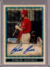 Marketplace image: RANDAL GRICHUK 2009 Bowman Chrome Draft 1st Superfractor Autograph Auto #1/1