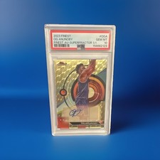 Marketplace image: Topps 2023-24 Finest Autographs OG Anunoby SuperFractor 1/1 Auto PSA 10 Knicks