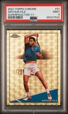 Marketplace image: 2021 Topps Chrome Tennis Arthur Fils Superfractor 1/1 #81 RC PSA 9