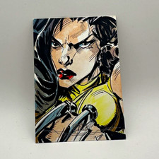 Marketplace image: X-23 Topps Chrome Marvel 1/1 Sketch Card Signed by Belé Rodrigues HandDrawn Art