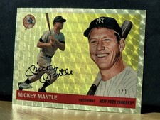 Marketplace image: 1 in 2,129,940 🤯 Mickey Mantle 1/1 SuperFractor "Cards That Never Were" ❗READ❗️