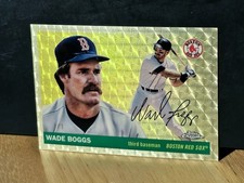 Marketplace image: Wade Boggs 1/1 SuperFractor 2025 Topps Chrome Platinum Card #302 BOSTON RED SOX