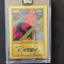 Marketplace image: 2025 Topps Marvel Mint Spider-Man Ryan Ottley Auto Superfractor CA-RO 1/1