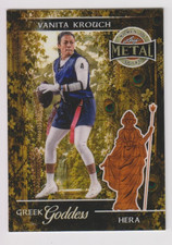 Marketplace image: 2026 Leaf Metal Women of Sport VANITA KROUCH Greek Goddess SUPERFRACTOR 1/1