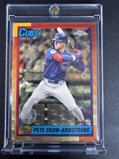 Marketplace image: 2025 Topps Chrome Update Pete Crow-Armstrong Superfractor 1/1 U90C-42 PCA MVP