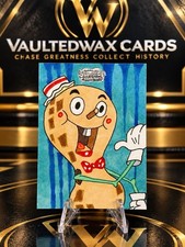 Marketplace image: 2025 Topps Chrome Spongebob Goofy Goober  1/1 Sketch Card Sir Edmund Duke Auto
