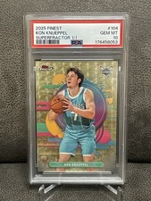 Marketplace image: 🔥Kon Knueppel 2025 Finest Rookie Uncommon Superfractor #1/1 Hornets PSA 10 💎