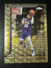 Current marketplace image for 2025 Topps Chrome Update #107 Rui Hachimura Superfractor 1/1