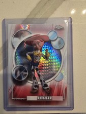 Marketplace image: Disney Topps Chrome Toy Story Jessi Super Fractor Trading Card
