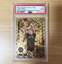 Marketplace image: 2025-26 Topps Chrome Larry Bird Gold Superfractor INSERT Sicko Stars SSP #1/1