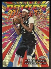 Current marketplace image for 2025 Topps Chrome #PP-11 Myles Turner Power Players Superfractor 1/1