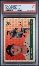 Marketplace image: 2025 Topps Platinum Tarik Skubal Superfractor 1/1 PSA 5