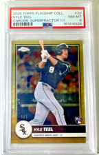 Marketplace image: 2026 Topps Flagship Collection- Kyle Teel #20 RC- Chrome Superfractor 1/1- PSA 8