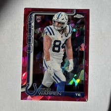 Marketplace image: 2025 Topps Chrome Sapphire Padparadscha 1/1 Rookie Tyler Warren #346 (RC)