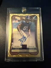 Marketplace image: 2026 Bowman Football Arvell Reese RC on card auto 1/1 Superfractor