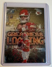 Marketplace image: Garrett Nussmeier 2026 Bowman RC Greatness Loading Superfractor 1/1 KC Chiefs