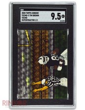 Marketplace image: 2025 Topps Chrome Tecmo Superfractor 1/1 Tim Brown SGC 9.5