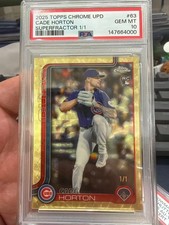 Current marketplace image for 2025 Bowman Chrome Superfractor 1/1