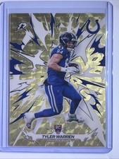Marketplace image: 2025 Topps Resurgence Tyler Warren RC #140 Gold SUPERFRACTOR   1/1 Rookie