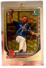 Marketplace image: 2026 Bowman Chrome SUPERFRACTOR 1/1  Kristian Campbell Variation SP #58 Rookie
