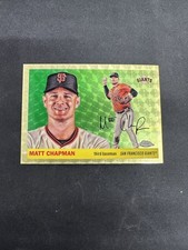Marketplace image: 2025 Topps Chrome Platinum Anniversary Matt Chapman 111 Superfractor 1/1 A's
