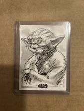 Marketplace image: 2026 Topps Chrome Starwars Neil Camera 1/1 Yoda Sketch
