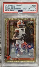 Marketplace image: 2025 Topps Chrome - Rookie Autographs Isaiah Bond #RA-IBO SuperFractor /1 AU-RC