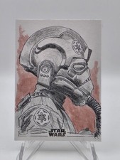 Marketplace image: 2026 Topps Chrome Star Wars Imperial TIE Fighter Pilot 1/1 Sketch Card Ray Goto