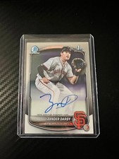 Current marketplace image for 2025 Bowman Chrome #CPA-ZD Zander Darby Prospect Autographs Superfractor