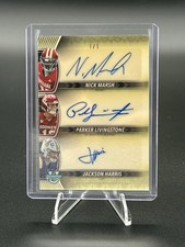 Marketplace image: 2026 Topps Bowman U Chrome TNIL-WR Triple Auto Superfractor 1/1