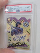 Marketplace image: 2024 Toppspristine Pete Crow Armstrong OH Snap! Autograph Superfractor 1/1 RC