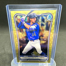 Current marketplace image for 2026 Bowman Chrome #26 Ezequiel Tovar Superfractor 1/1