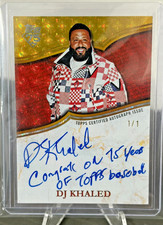 Marketplace image: 2026 Topps DJ Khaled 1/1 Superfractor Auto - 75YTA-DK 75th Anniversary Card