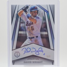 Marketplace image: 2026 Tribute Pillars Of The Game Auto David Wright Mets Superfractor Black 1/1