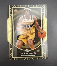 Marketplace image: 2025-26 Topps Chrome Update Tre Johnson III Shadow Etch Superfractor 1/1