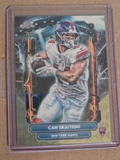 Marketplace image: 2025 Topps Chrome Cam Skattebo ET-4 Superfractor 1/1