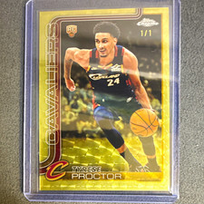 Marketplace image: Topps 2025-26 Topps Chrome Tyrese Proctor #300 SuperFractor 1/1 RC