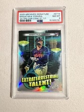 Marketplace image: Topps 2023 Cosmic Chrome Masataka Yoshida ETA-MY Auto SuperFractor 1/1 RC