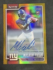 Marketplace image: 2026 TOPPS CHROME FLAGSHIP MALACHI FIELDS AUTO SSP /50 GOLD EBAY 1/1? DART WR1🔥