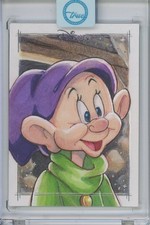 Marketplace image: 2026 TOPPS CHROME DISNEY DOPEY SKETCH CARD ARTIST PROOF 1/1 "ALDRICH SERRANO"
