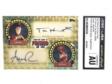 Marketplace image: 2025 Topps 30 Years of Toy Story. Woody/Bo peep Auto YGF-HP 1/1 SUPERFRACTOR!!!